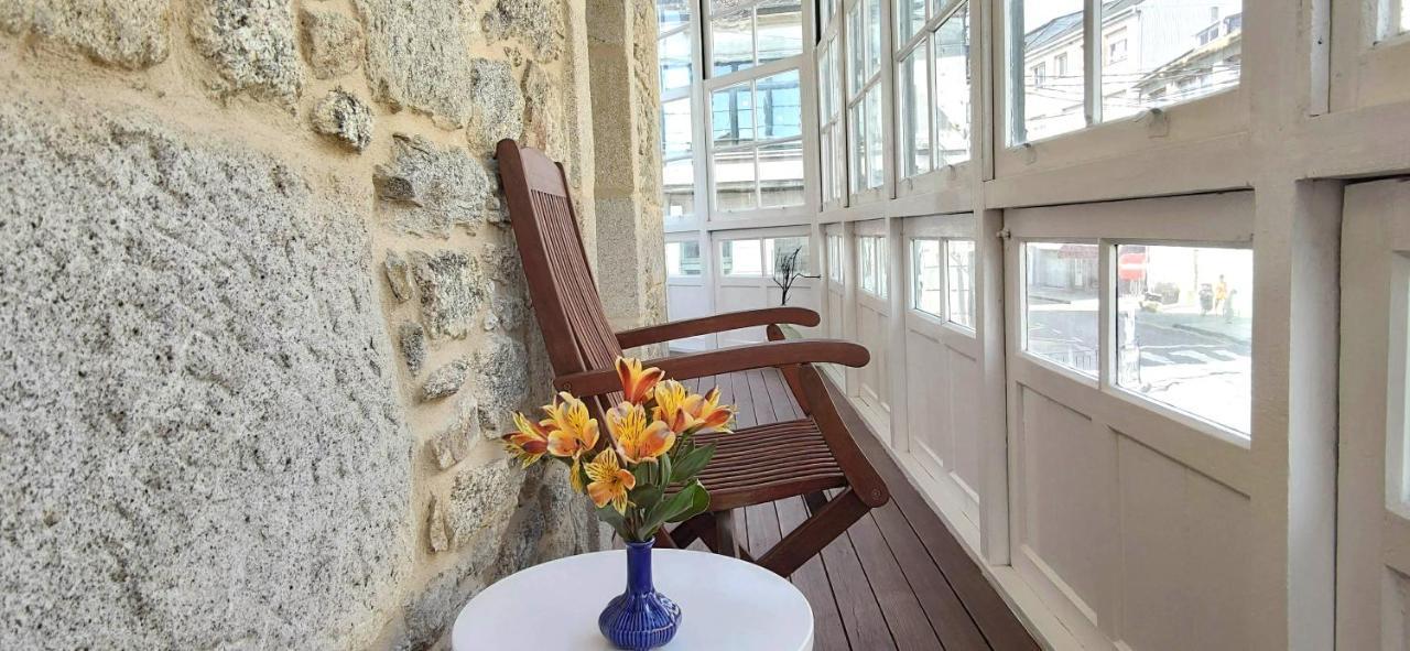 Piso Centrico Amplio, Luminoso, En Casa De Piedra Διαμέρισμα Guitiriz Εξωτερικό φωτογραφία
